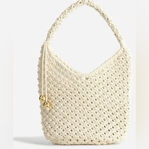NWOT Madewell  The Camren Woven Rope
Bag Cream